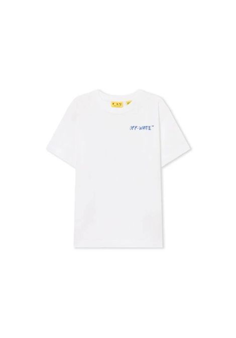 T-shirt con stampa OFF WHITE KIDS | OBAA002S26JER005100